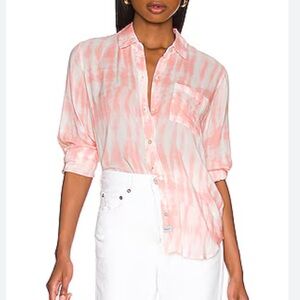 Rails Josephine Coral Tide Button Up